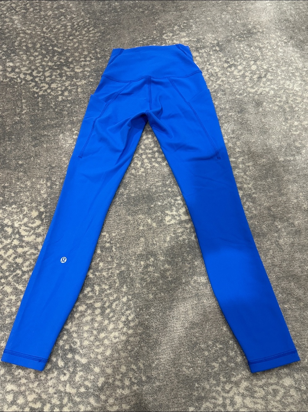LULULEMON CARILION BLUE SIZE 0 LEGGINGS